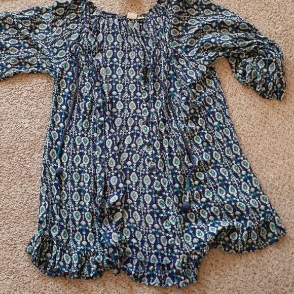 ROXY XS flow button down dress made in India - Picture 7 of 8